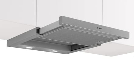 Bosch DFM064W55 - Serie 2 - Afzuigkap - Vlakscherm - 60 cm - 68 dB - Metallic silver - Led verlichting