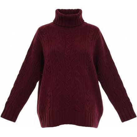 vrouw t-shirts d.exterior - multitrecce dolcevita - rood