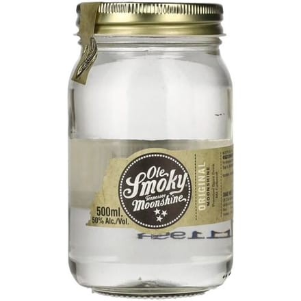 Ole rokerige maneschijn Ole Smoky Tennessee Moonshine ORIGINAL 50% Vol. 0,5l