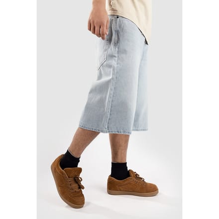 Empyre Ultra Wide Sk8 Denim Korte Broek blauw