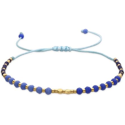 Bracelet - Luxenter - Anlako - Cristal bleu - Finition or 18k - Style boho bleu