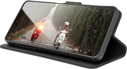 Zanae, Hoesje geschikt voor Google Pixel 7 Pro - Wallet Case & Stand, Zwart
