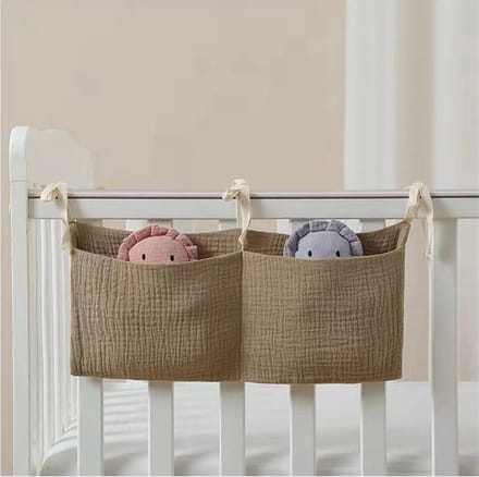 Hydrofiele Baby Boxopbergtas - Boxzak Organiser - Bruin - 20x39 cm