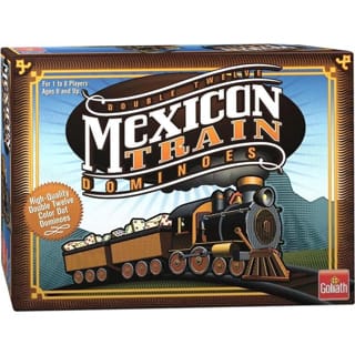 Goliath Bordspel: Mexicaanse Trein Dominospel - 91 Dubbel-12 Stenen, voor 2-8 Spelers, Leuk Familiespel