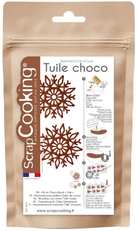ScrapCooking Mix voor Tuile Chocolade 120g