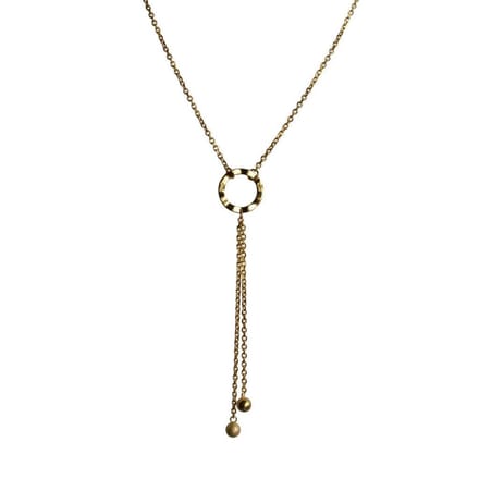 Stainless steel - ketting - dames - goudkleurig - FlowJewels