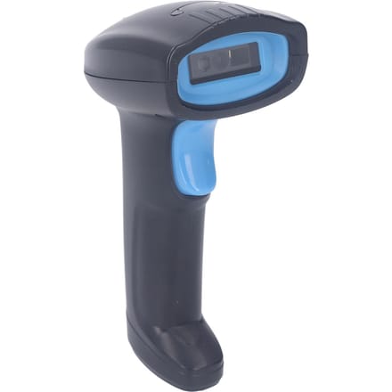 Handheld Barcode Scanner Draadloos 1D 2D 2.4G Bluetooth USB 3-in-1 Automatische QR-code Scanner gray