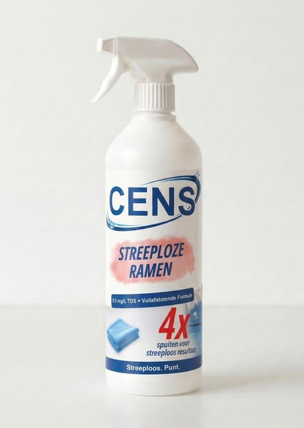 Cens Streeploze Ramen - Osmosewater - Streeploos. Punt.