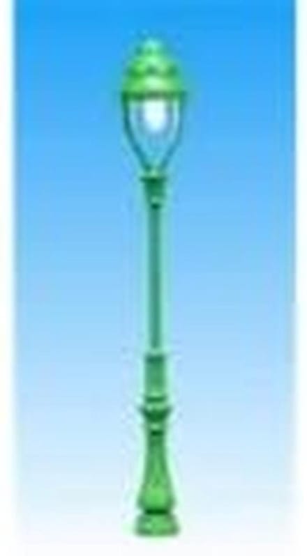 H0 Model Gaslantaarn voor Treinbaan Verlichting (12-16V)
