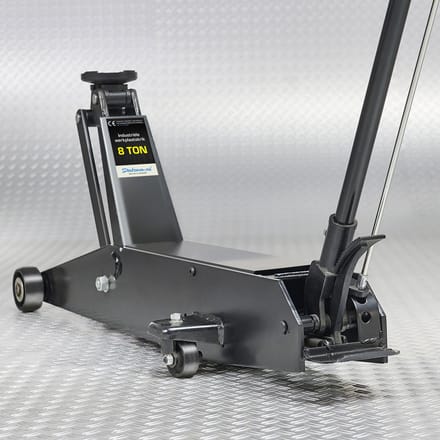 Datona® Industriële werkplaatskrik - 8 ton - Zwart