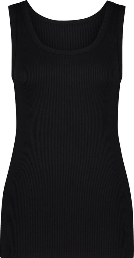 Ten Cate thermo singlet zwart rib voor Dames | Maat M