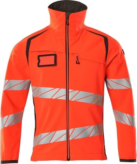Mascot Accelerate Safe Softshell Jas 19002 - Mannen - Rood/Antraciet - M