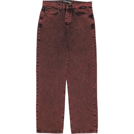 Herenjeans Losse denimbroek Baksteen