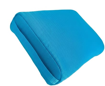 Badkussen - Badkussen Voor In Bad - Nekkussen Bad - 6 Gewogen Segmenten - Blauw - 39cm x 31cm x 12cm