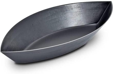 Bakvorm bootvorm - Taartjes mallen - Zelf bakken - Ovenbestendig - 10 cm - Grijs