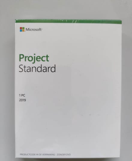 Microsoft ProjectStandard 2019 Win Dutch Medialess