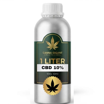 Cannagigant - CBD olie - 10% - 1 liter