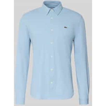 slim fit vrijetijdsoverhemd van puur katoen