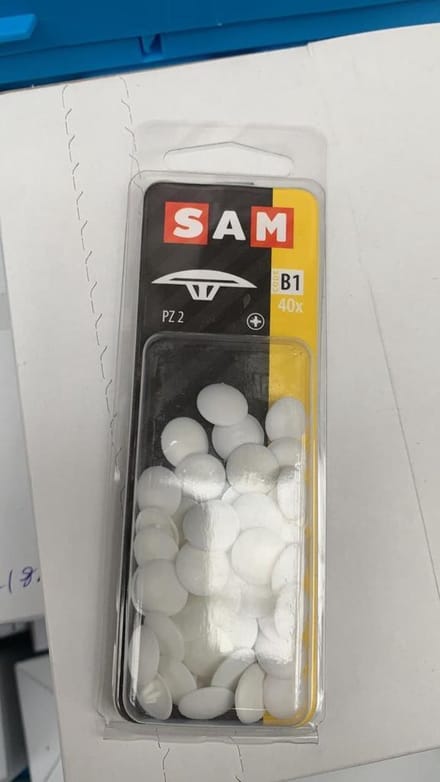 SAM Afdekkapje Voor Pz Schroeven