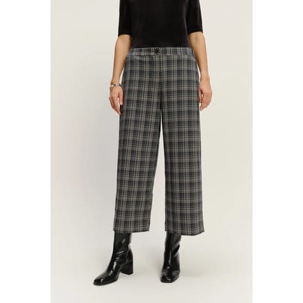 Vrouwen brede geruite broek Greenpoint