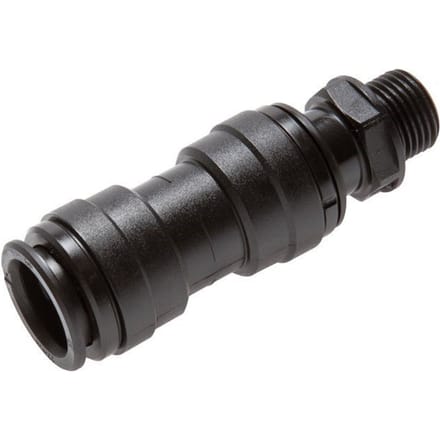 22mm x G1/2'' POM Insteekfitting Buitendraad NBR - F25ZV