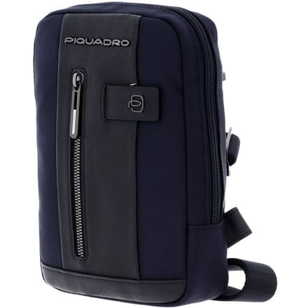 Piquadro Tas Map 2 Man Blauw RFID-systeem