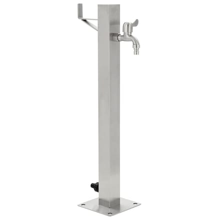 vidaXL - Tuinwaterkolom - vierkant - 65 - cm - roestvrij - staal