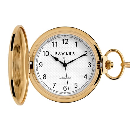 Easton | Goudkleurig Automatisch Zakhorloge