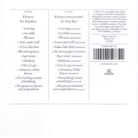 Elysium - Pet Shop Boys