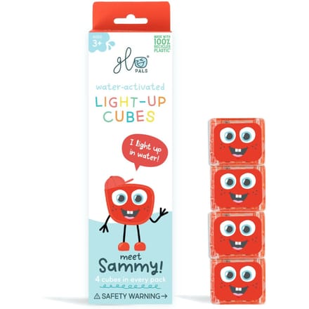 Glopals Light-Up Sammy 4 stuks Badspeelgoed GP-FIN-4PK-SAMMY