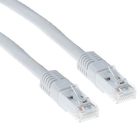 ACT Witte 5 meter U/UTP CAT5E patchkabel met RJ45 connectoren IB5405