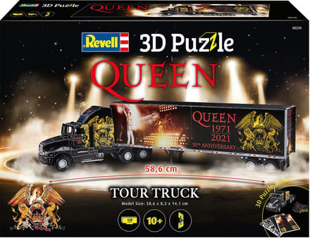 Revell Puzzel - 00230 QUEEN Tour Truck - 50th Anniversary 3D Puzzel