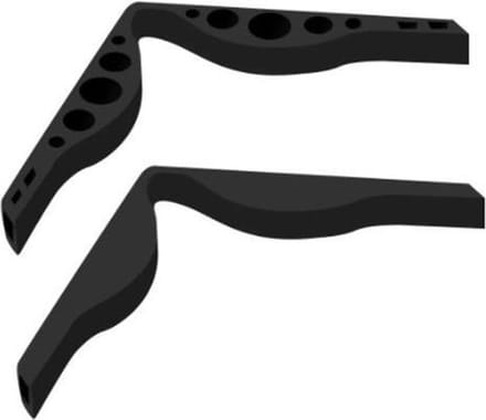 Silicone neusbrug | Anti condens zwart