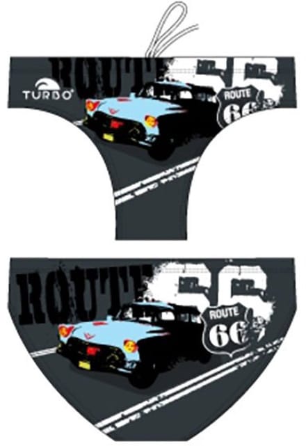 Turbo Route 66 Cadillac Zwemslip Zwart M Man