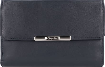 Esquire Helena Portemonnee II Leer 14 cm - Dames - Horizontaal - blau