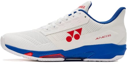Yonex Power Cushion Ad-accel Wide Allcourt Schoenen Wit EU 41 Man
