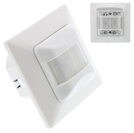 Klemko LED PIR Bewegingsmelder/Sensor - Inbouw - Wand