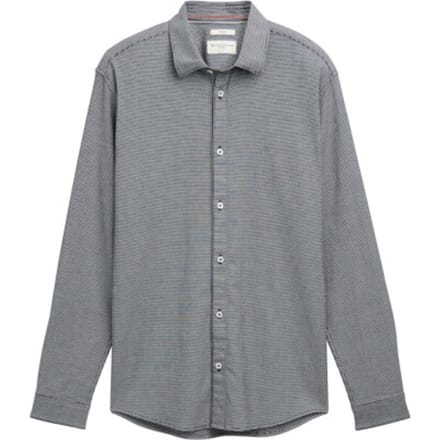 Tom Tailor - Slim fit overhemd met stretch - Maat XXXL - navy squared structure