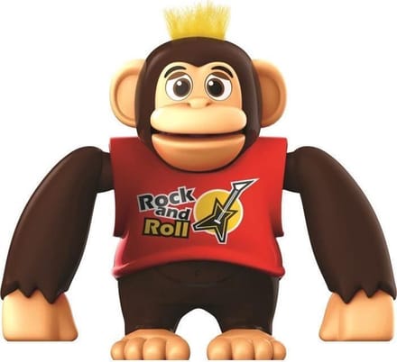 YCOO - Chimpy the Monkey - 15 CM - Rood