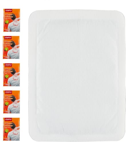 warmtepleisters - zelfklevend - door lucht geactiveerd - 12 uur warm - wit