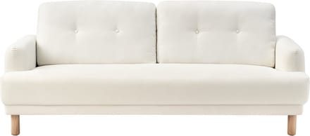 TUVE - Driezitsbank - Gebroken wit - Polyester