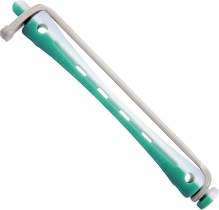 Comair - Permanentwikkels Lang - Groen/Wit - 6 mm