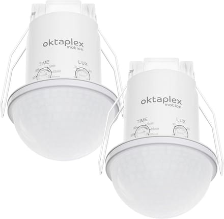 360 Graden Inbouw Bewegingsmelder Plafond IP54 PIR-sensor 10m Bereik Wit