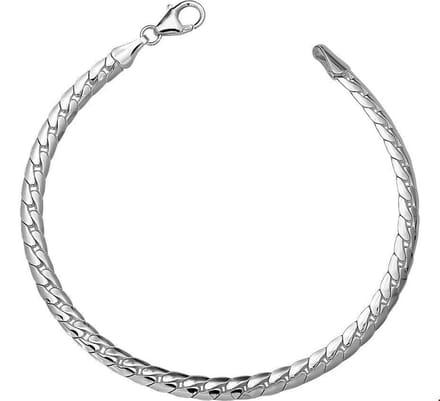 Zilveren Armband gourmet bol 4 1002410 19 cm