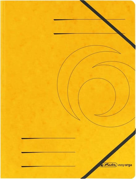 11387164 - A4 - Cardboard - Yellow - Elastic band - 1 pc(s)