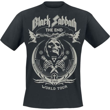 Black Sabbath T-shirt - The End Grim Reaper - S tot 5XL - zwart