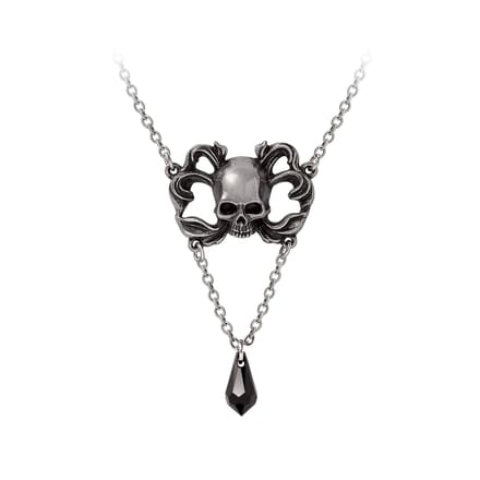 Alchemy Gothic Sweet Death Dames Halsketting - zwart/zilverkleurig - Standard