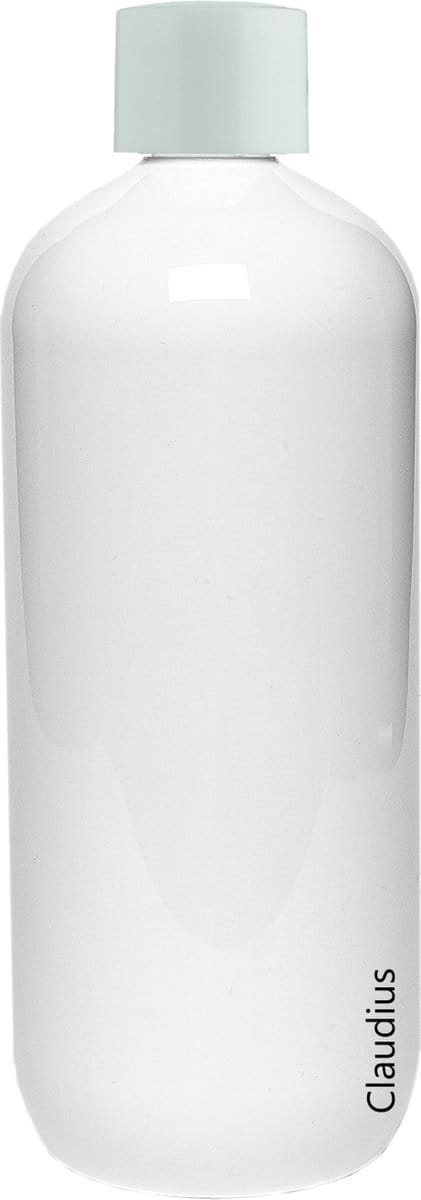 Lege Plastic Fles 1 liter PET wit - met witte dop - set van 10 stuks - Navulbaar - Leeg