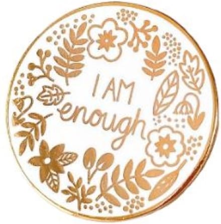 Pin Broche - enamel pin - kledingspeld - I am enough