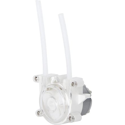 Tuin 6V Mini Peristaltische Vloeistofpomp DIY Doseerpomp Slangpomp voor Aquarium Laboratoriumanalyse white